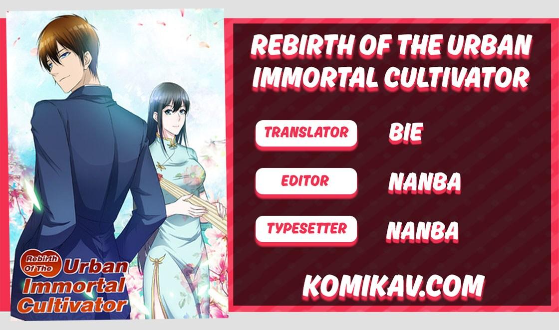 Rebirth of the Urban Immortal Cultivator Chapter 86