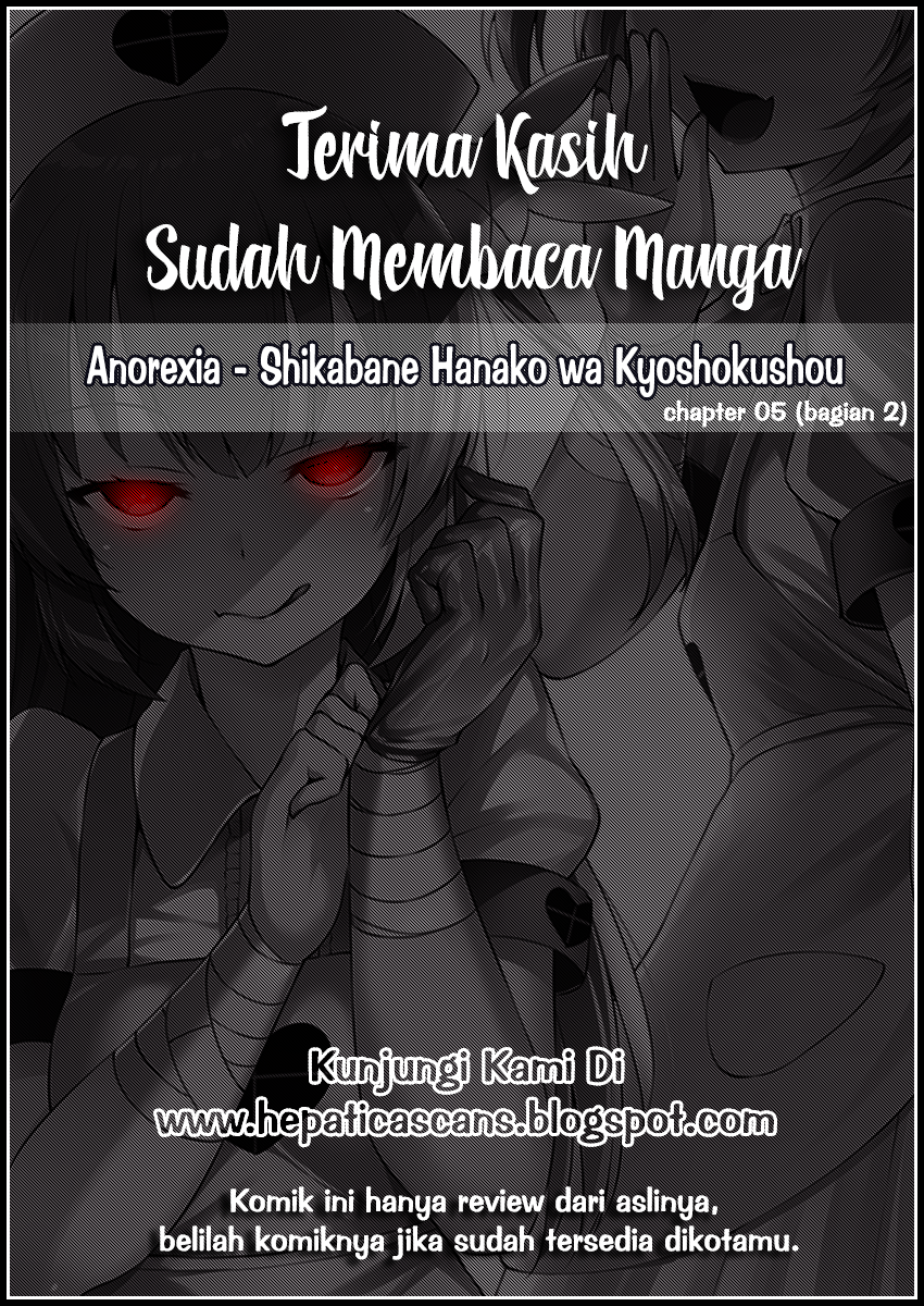 Anorexia – Shikabane Hanako wa Kyoshokushou Chapter 05.2