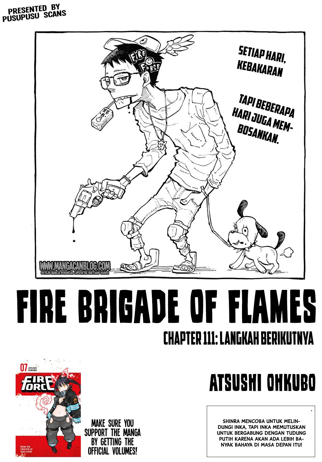 Fire Brigade of Flames Chapter 111