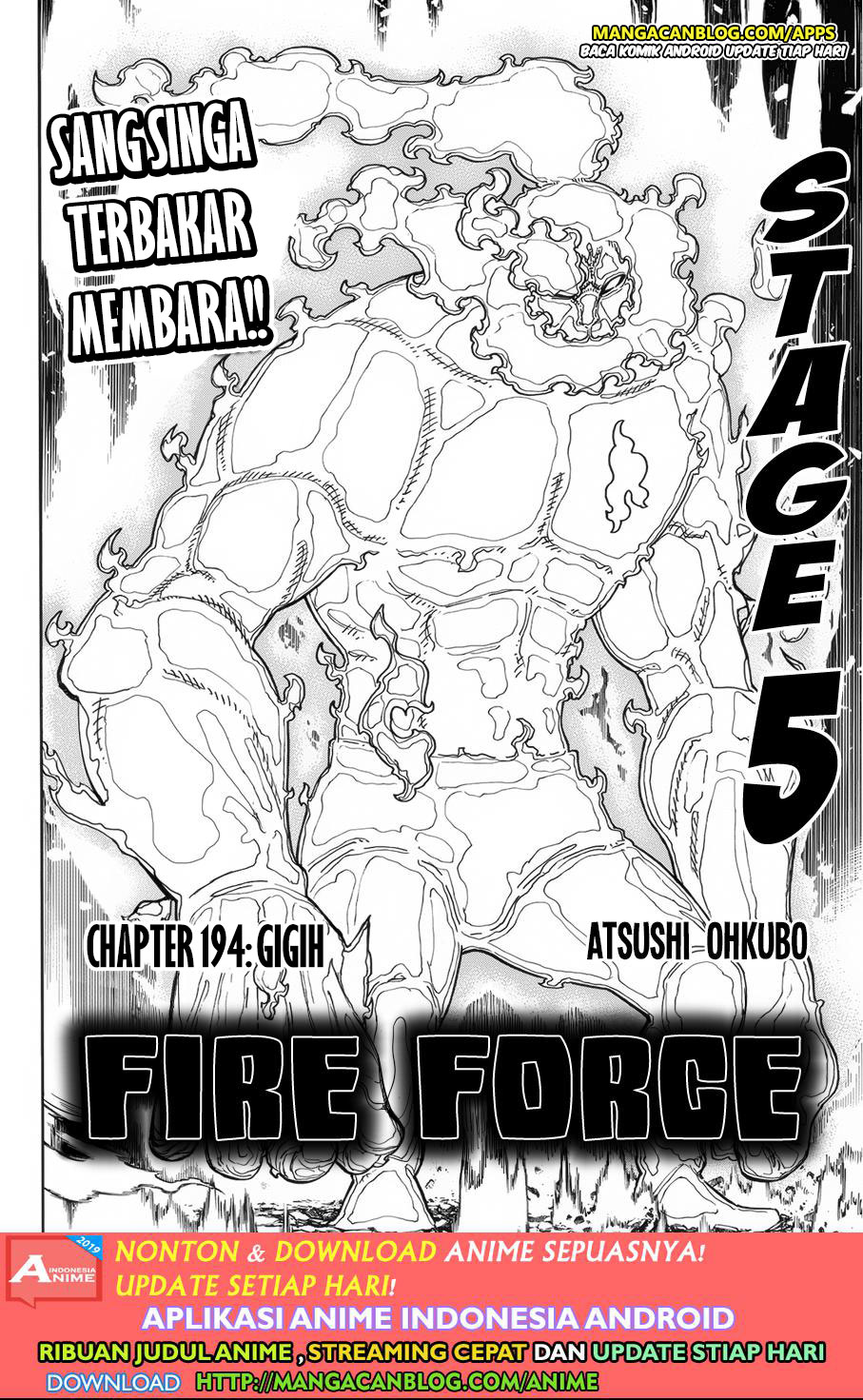 Fire Brigade of Flames Chapter 194