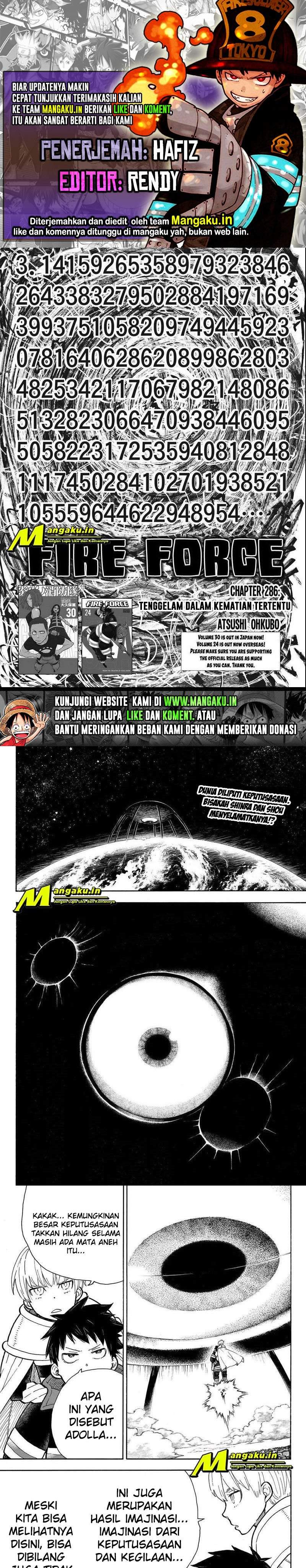 Fire Brigade of Flames Chapter 286