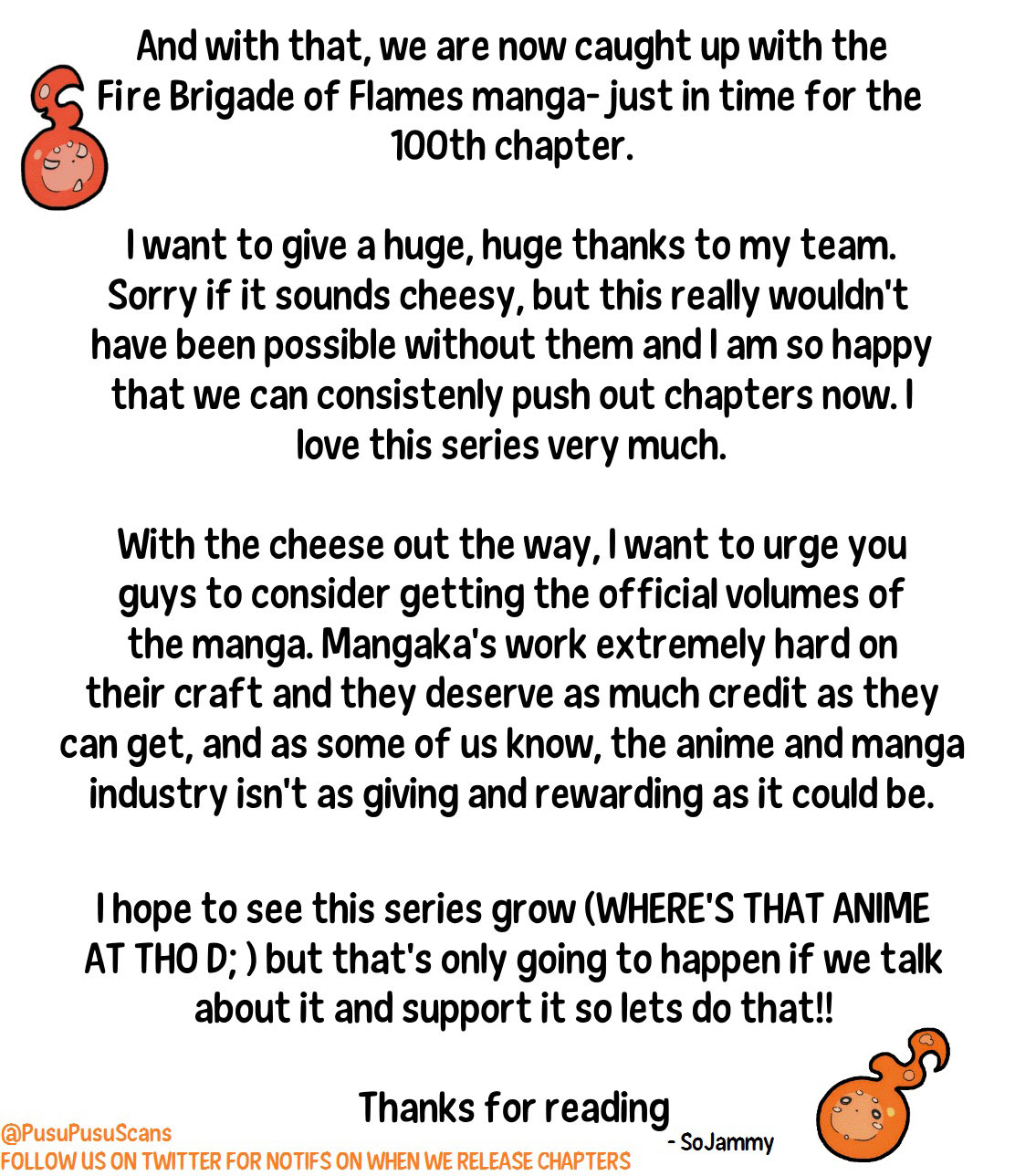 Fire Brigade of Flames Chapter 99