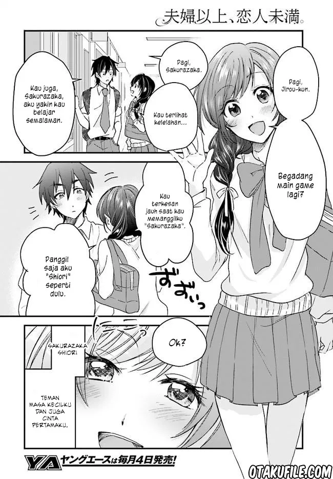 Fuufu Ijou, Koibito Miman. Chapter 01