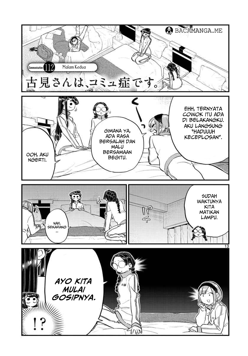 Komi-san wa Komyushou Desu. Chapter 112