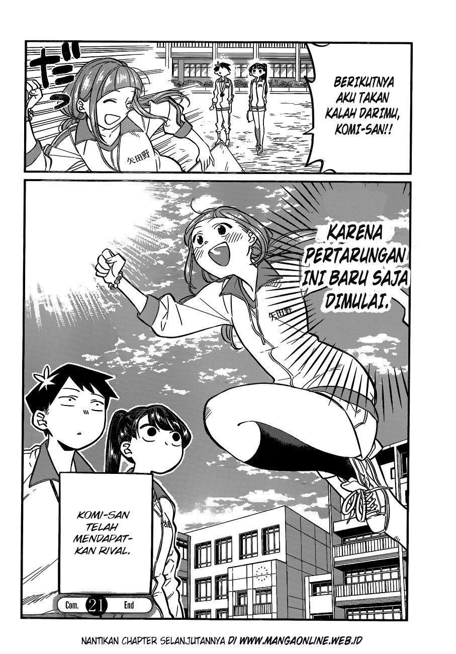 Komi-san wa Komyushou Desu. Chapter 21