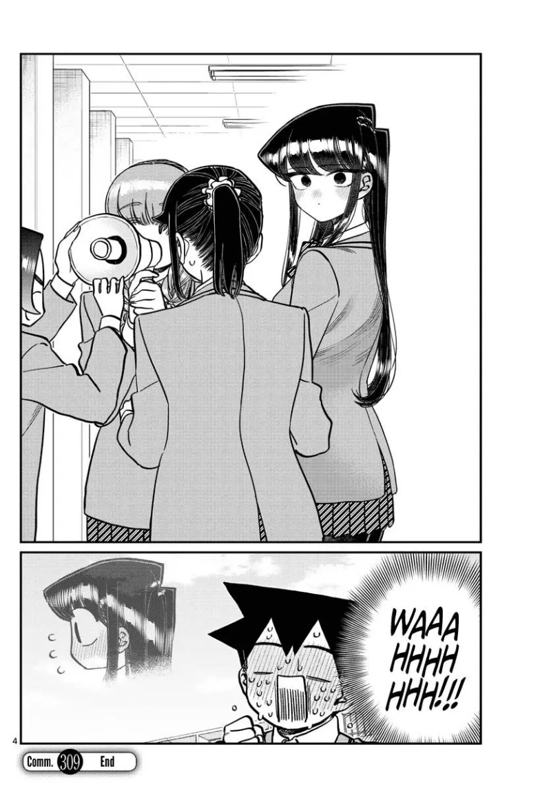 Komi-san wa Komyushou Desu. Chapter 309