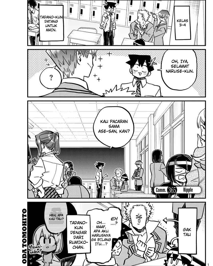 Komi-san wa Komyushou Desu. Chapter 365