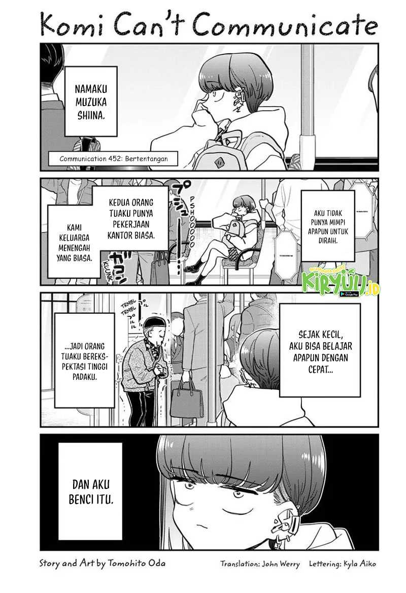 Komi-san wa Komyushou Desu. Chapter 452