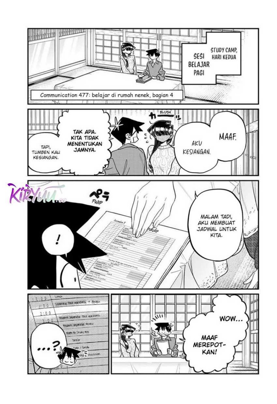 Komi-san wa Komyushou Desu. Chapter 477