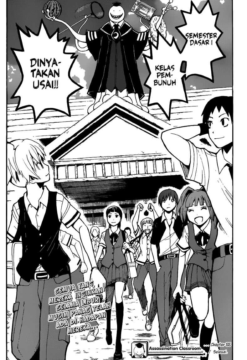 Ansatsu Kyoushitsu Chapter 55