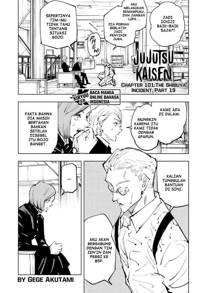 Jujutsu Kaisen Chapter 101