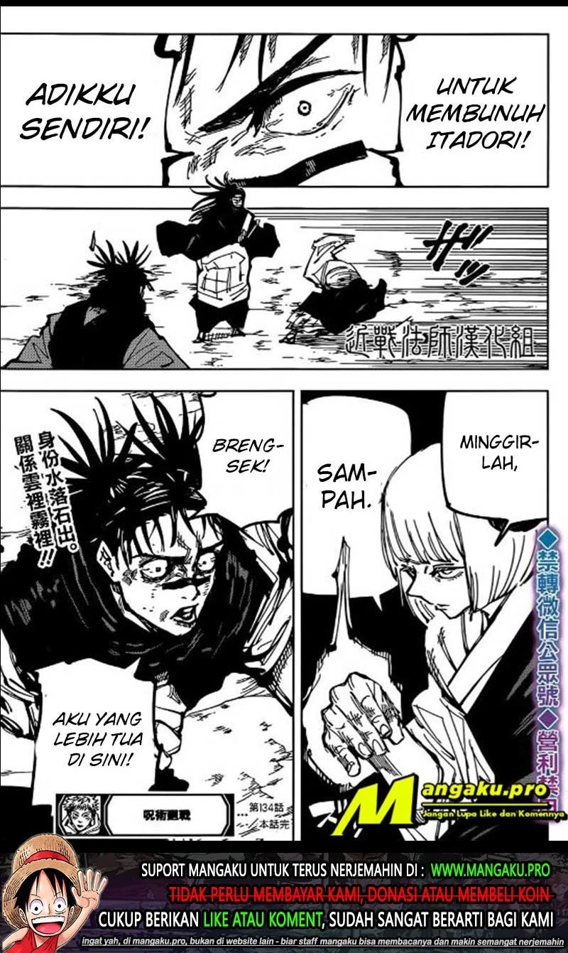 Jujutsu Kaisen Chapter 134