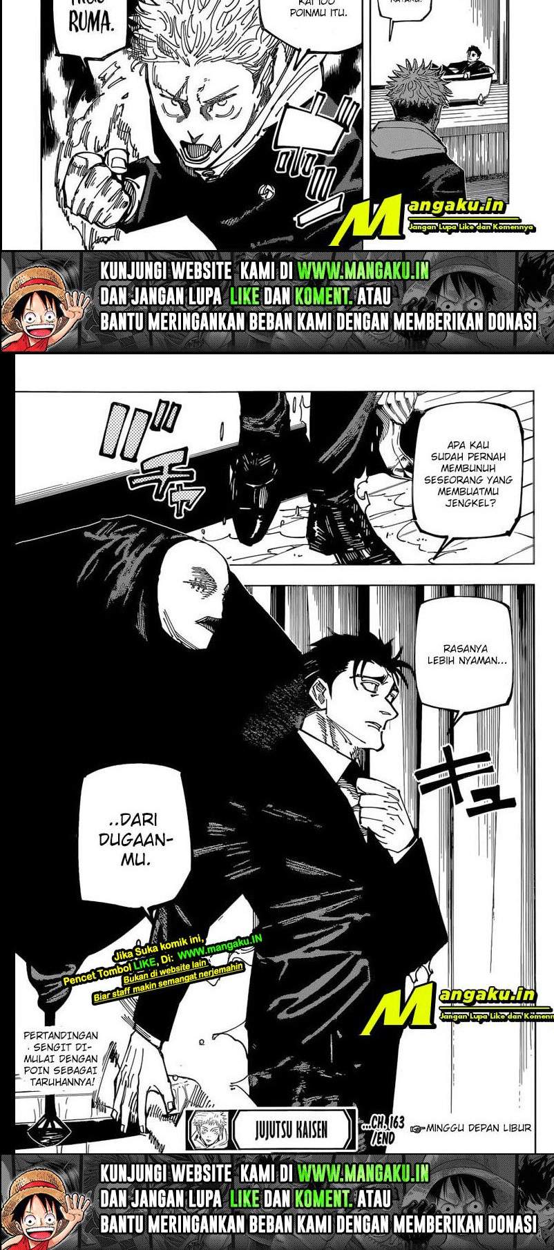 Jujutsu Kaisen Chapter 163