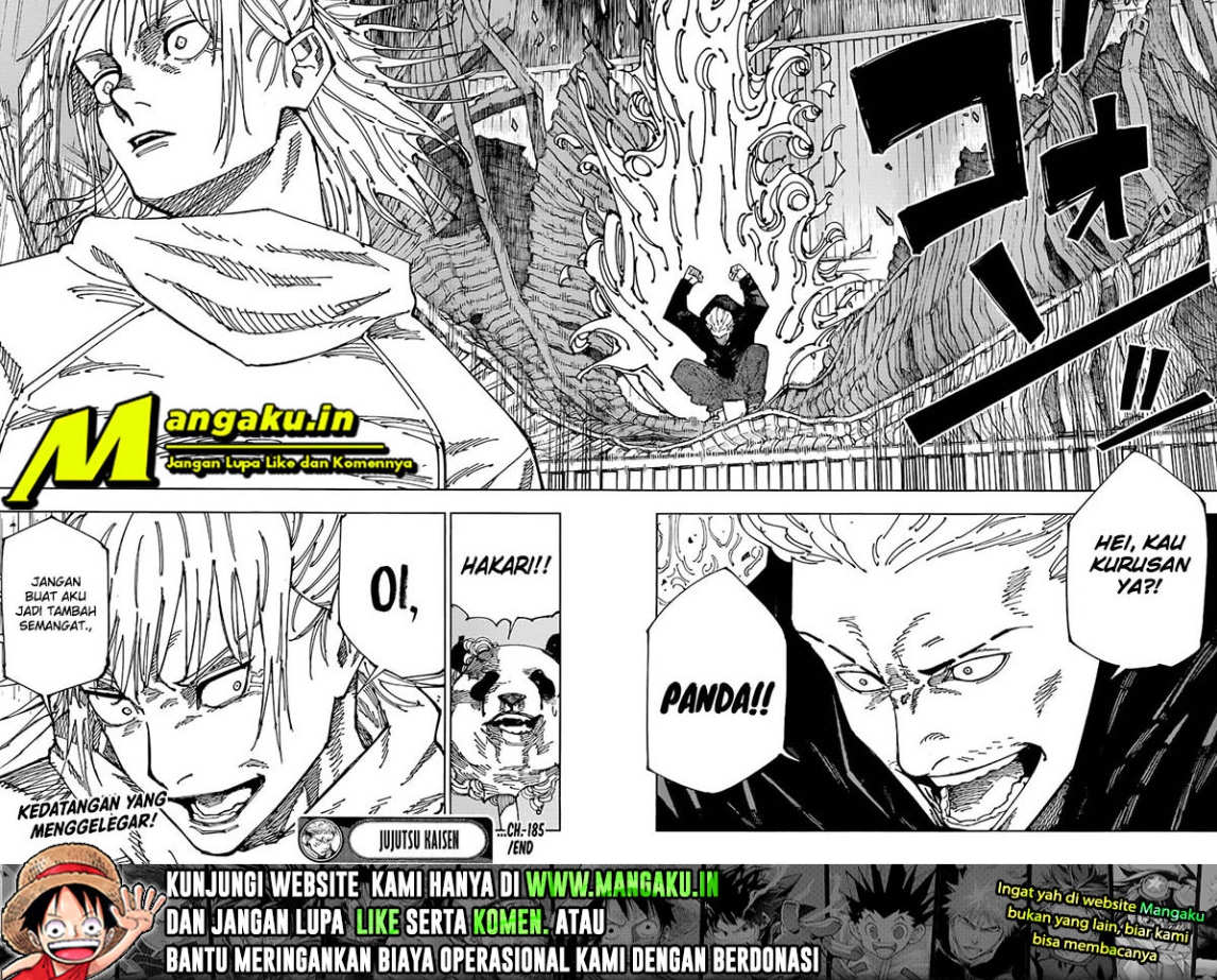 Jujutsu Kaisen Chapter 185