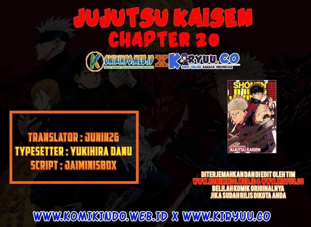 Jujutsu Kaisen Chapter 20