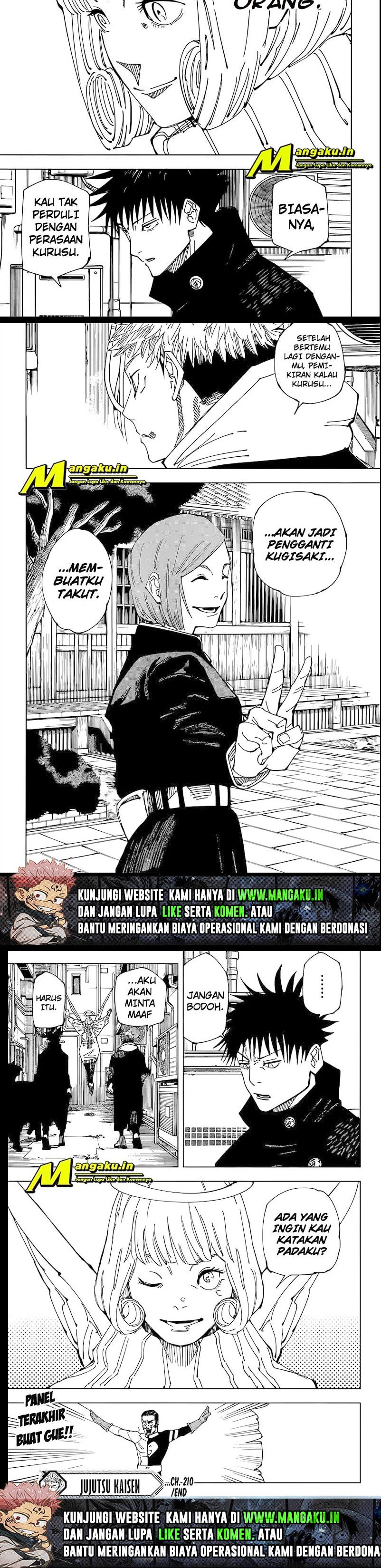 Jujutsu Kaisen Chapter 210