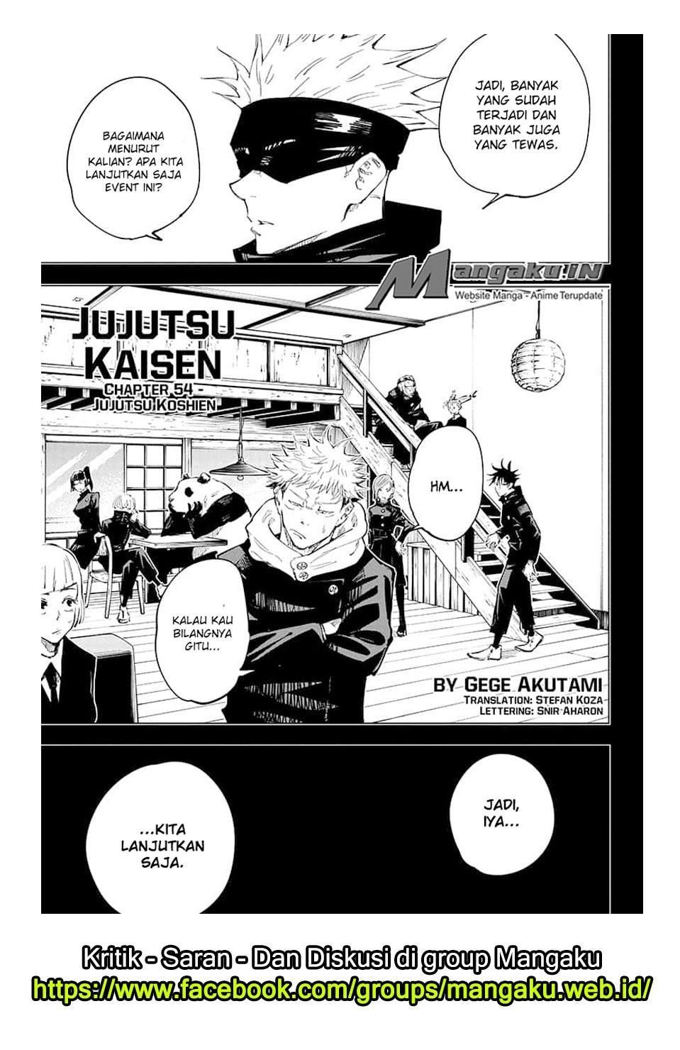 Jujutsu Kaisen Chapter 54