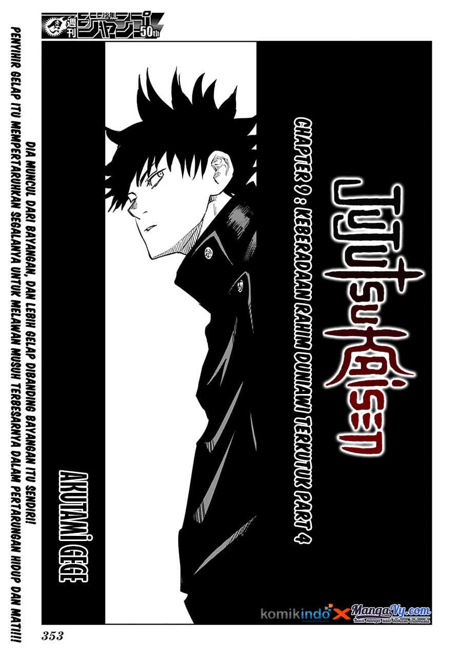 Jujutsu Kaisen Chapter 9