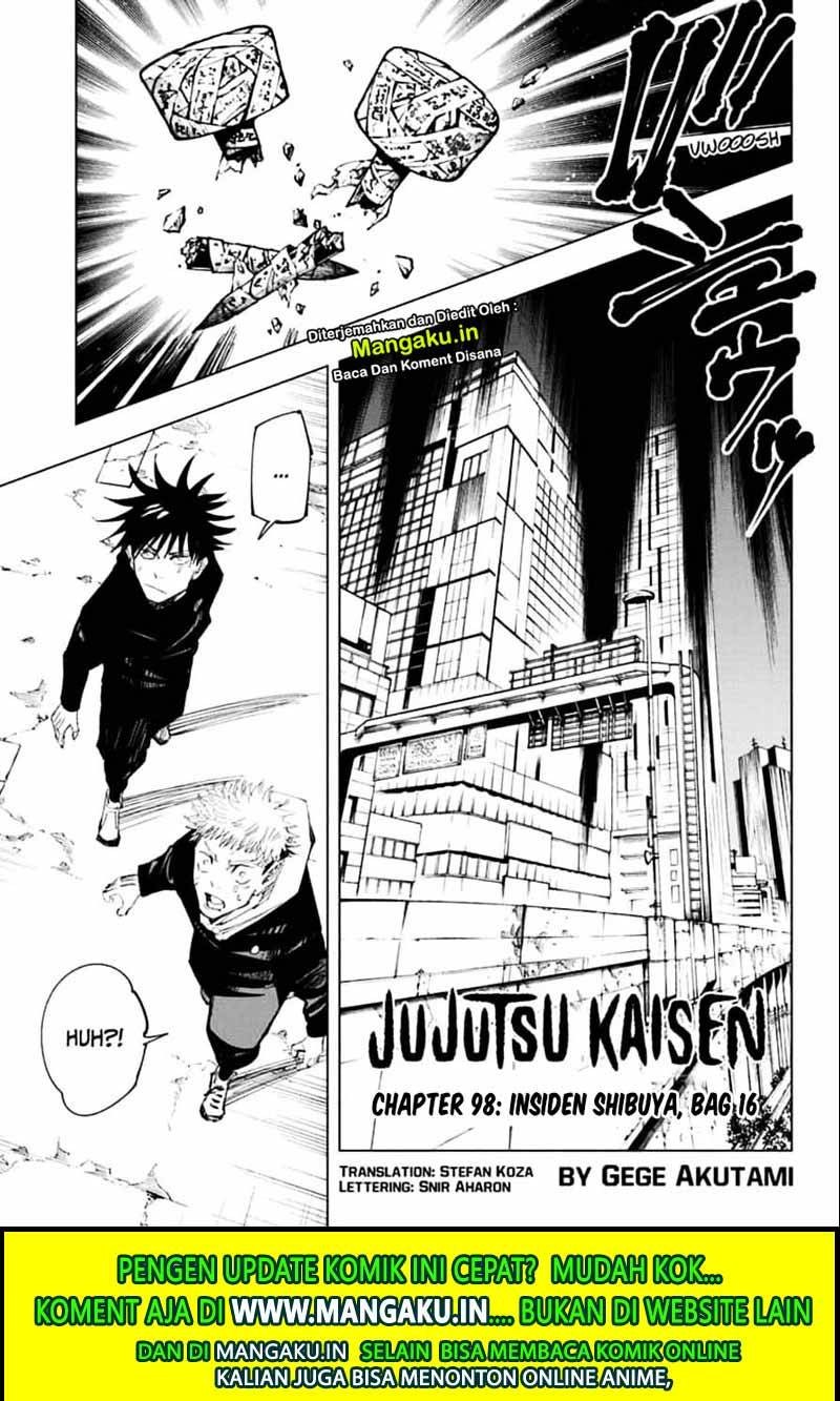 Jujutsu Kaisen Chapter 98