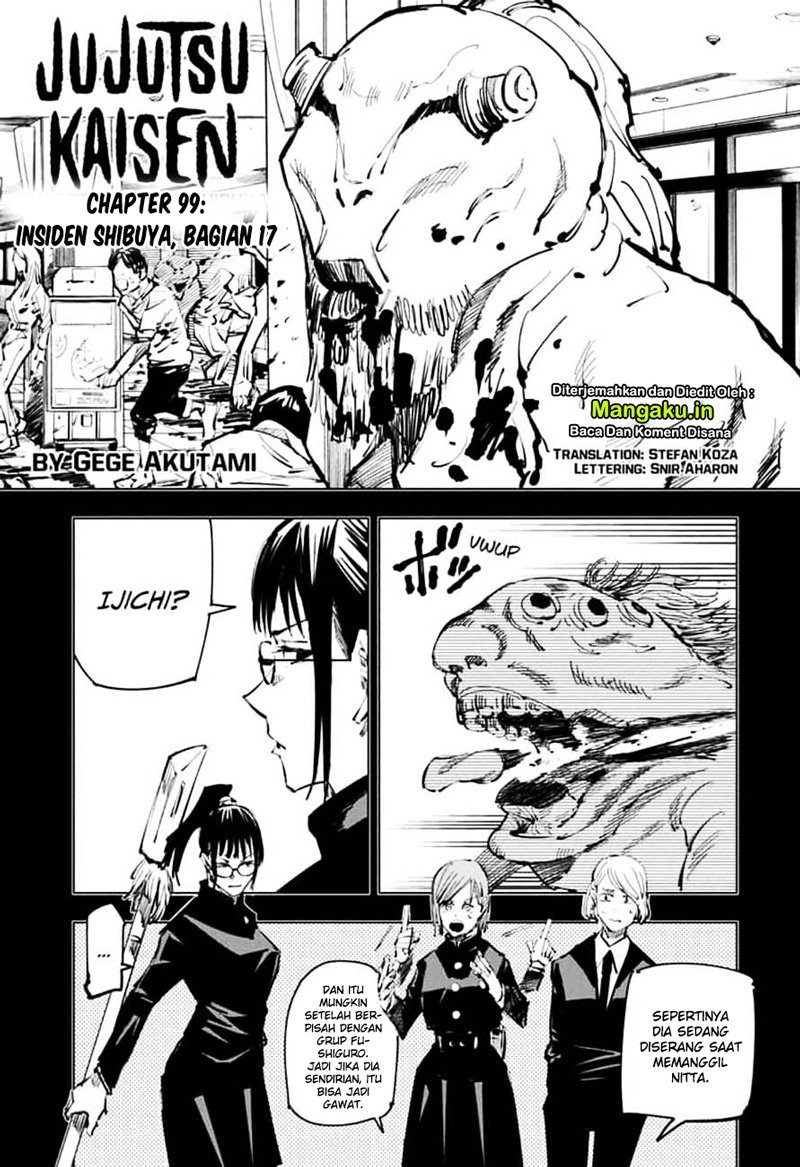 Jujutsu Kaisen Chapter 99