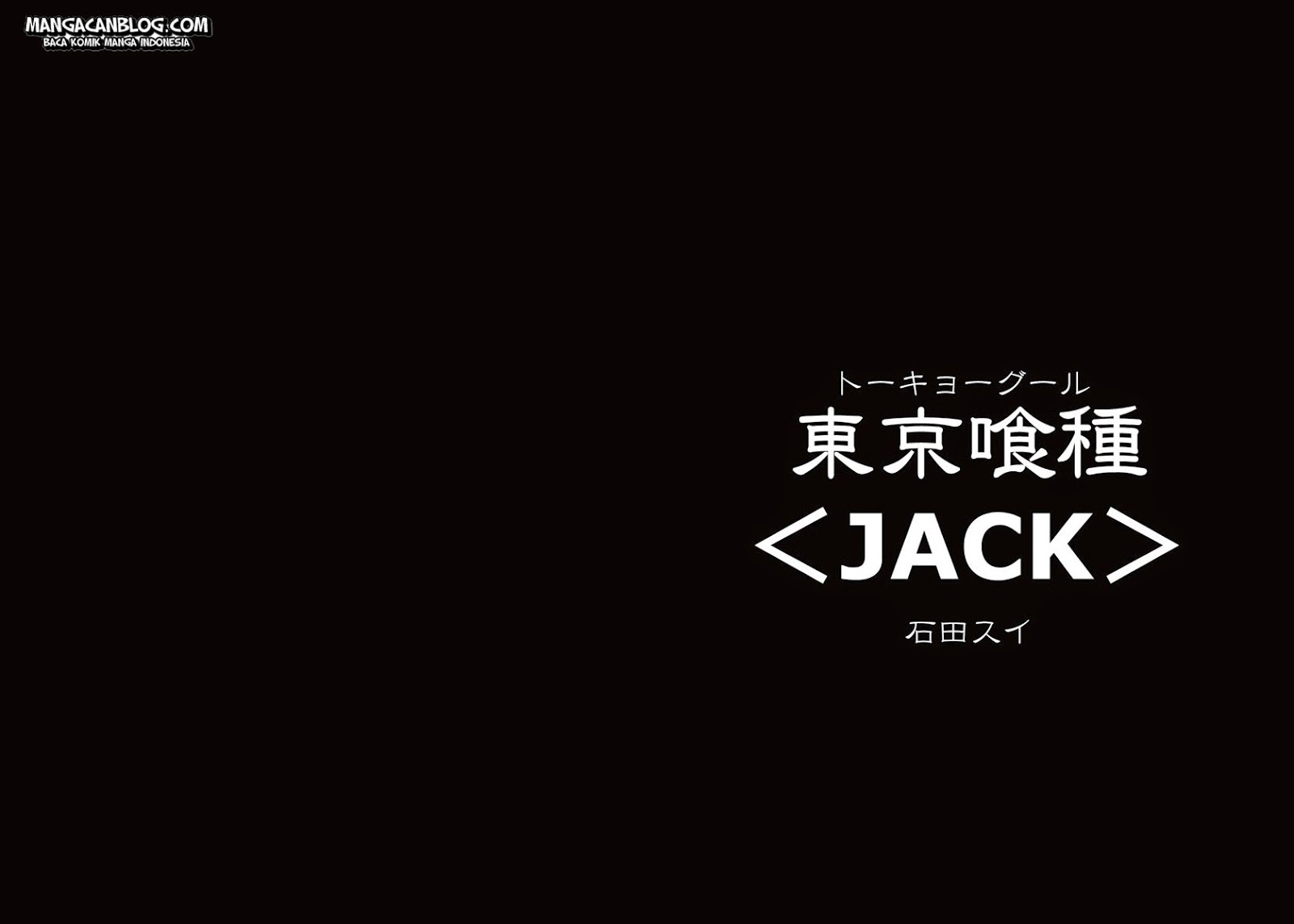 Tokyo Ghoul JACK Chapter 1