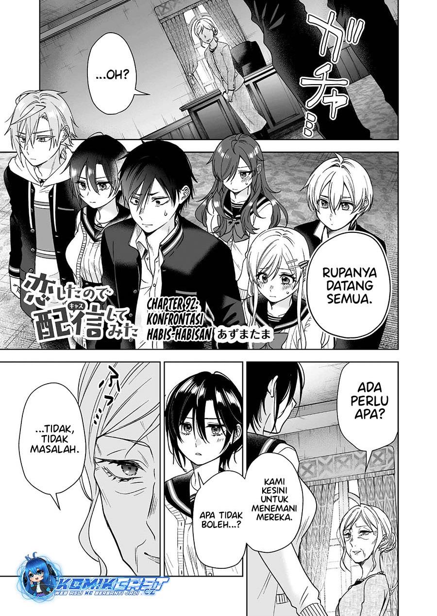 Koi Shita no de, Haishin Shite Mita Chapter 92