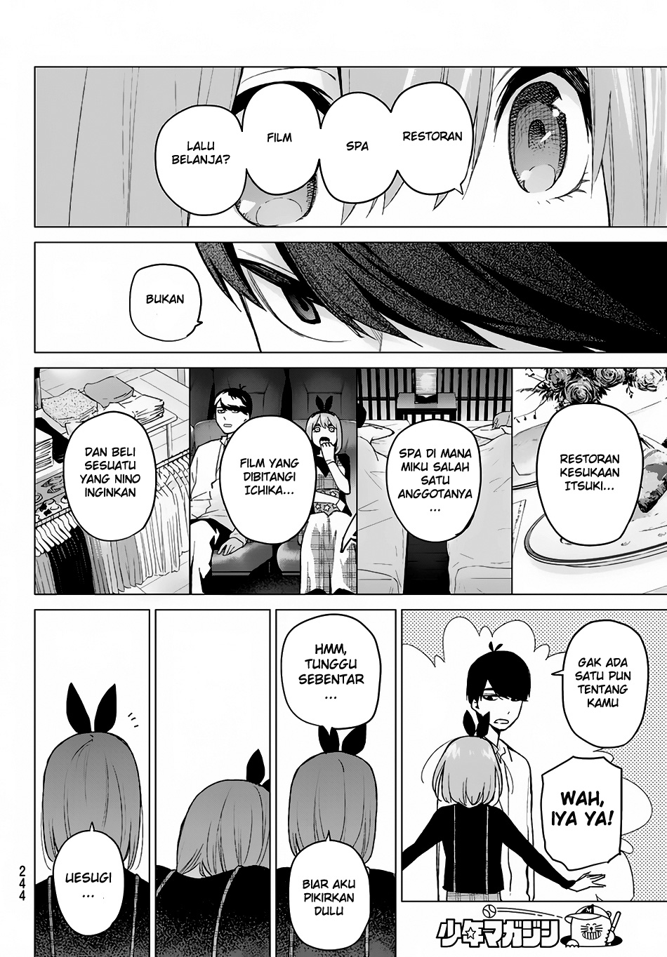 Go-Toubun no Hanayome Chapter 36