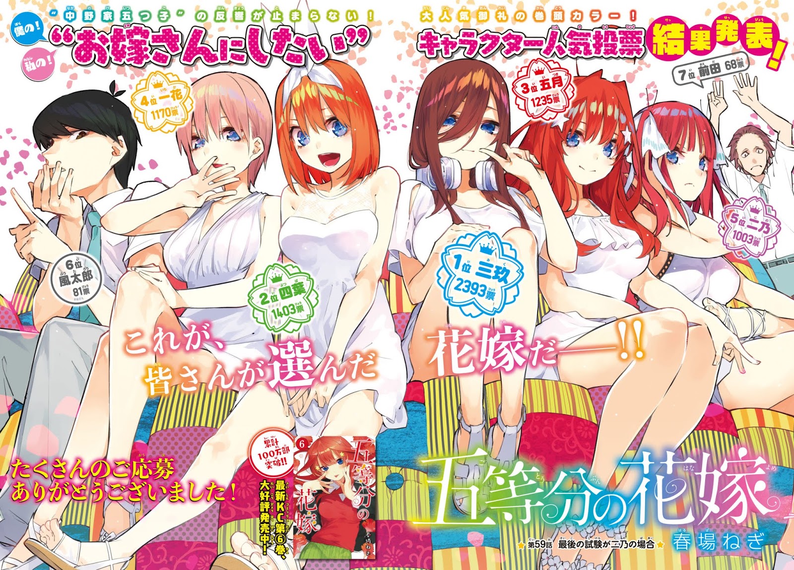 Go-Toubun no Hanayome Chapter 59