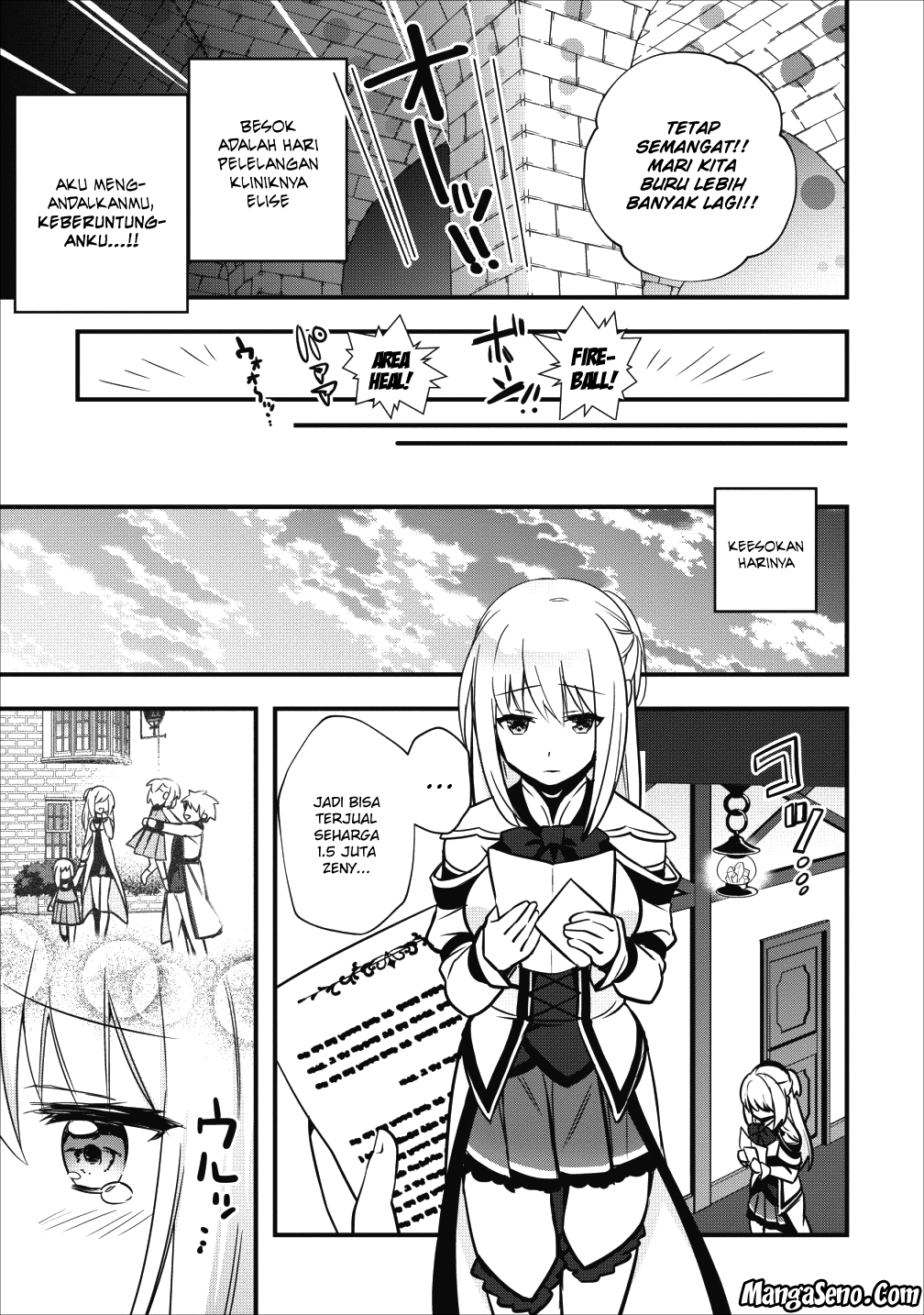 Isekai no Meikyuu Toshi de Chiyu Mahou Tsukai Yattemasu Chapter 6.2