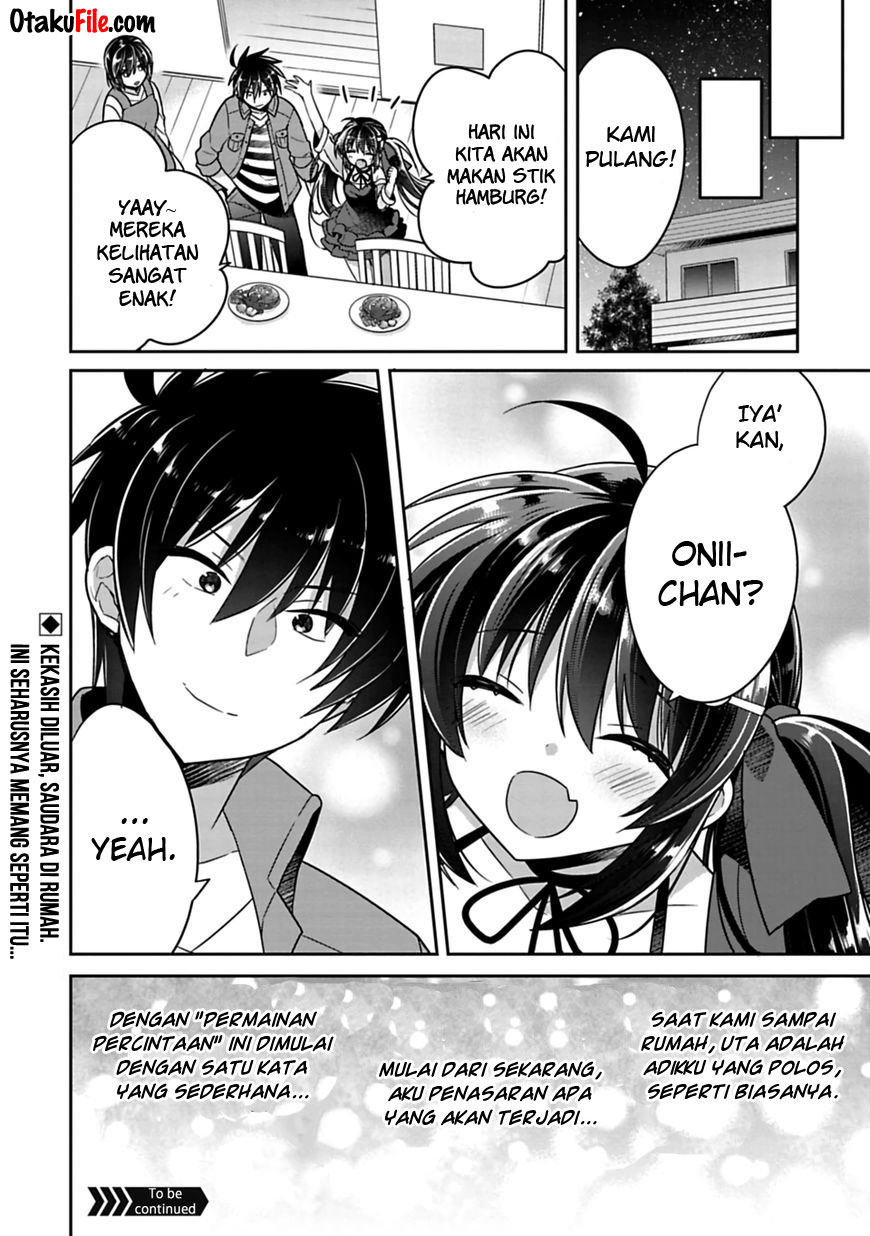 Siscon Ani to Brocon Imouto ga Shoujiki ni Nattara Chapter 7-1