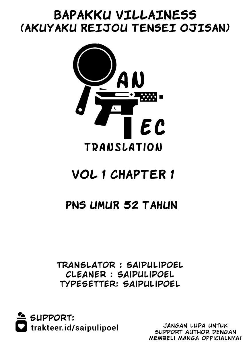Akuyaku Reijou Tensei Oji-san Chapter 1