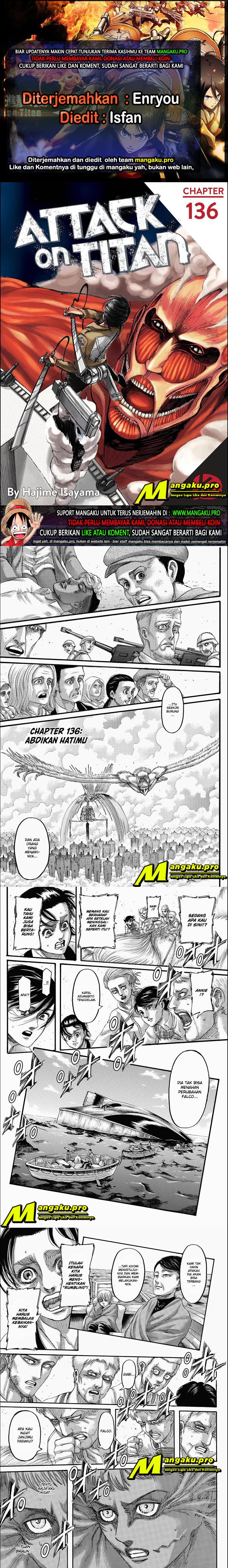 Shingeki no Kyojin Chapter 136.1