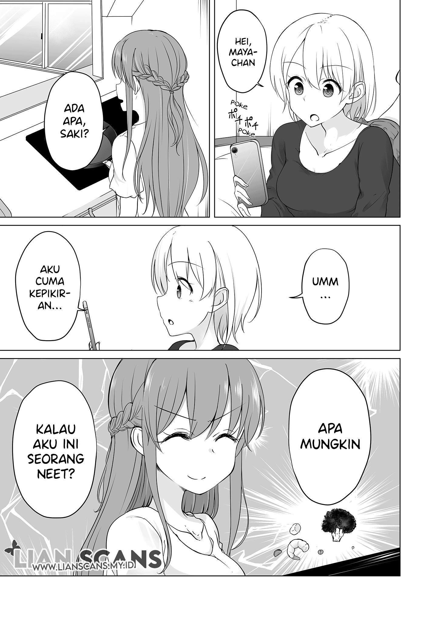 The girl who thinks she’s a NEET and the girl who absolutely doesn’t want her to know Chapter 00
