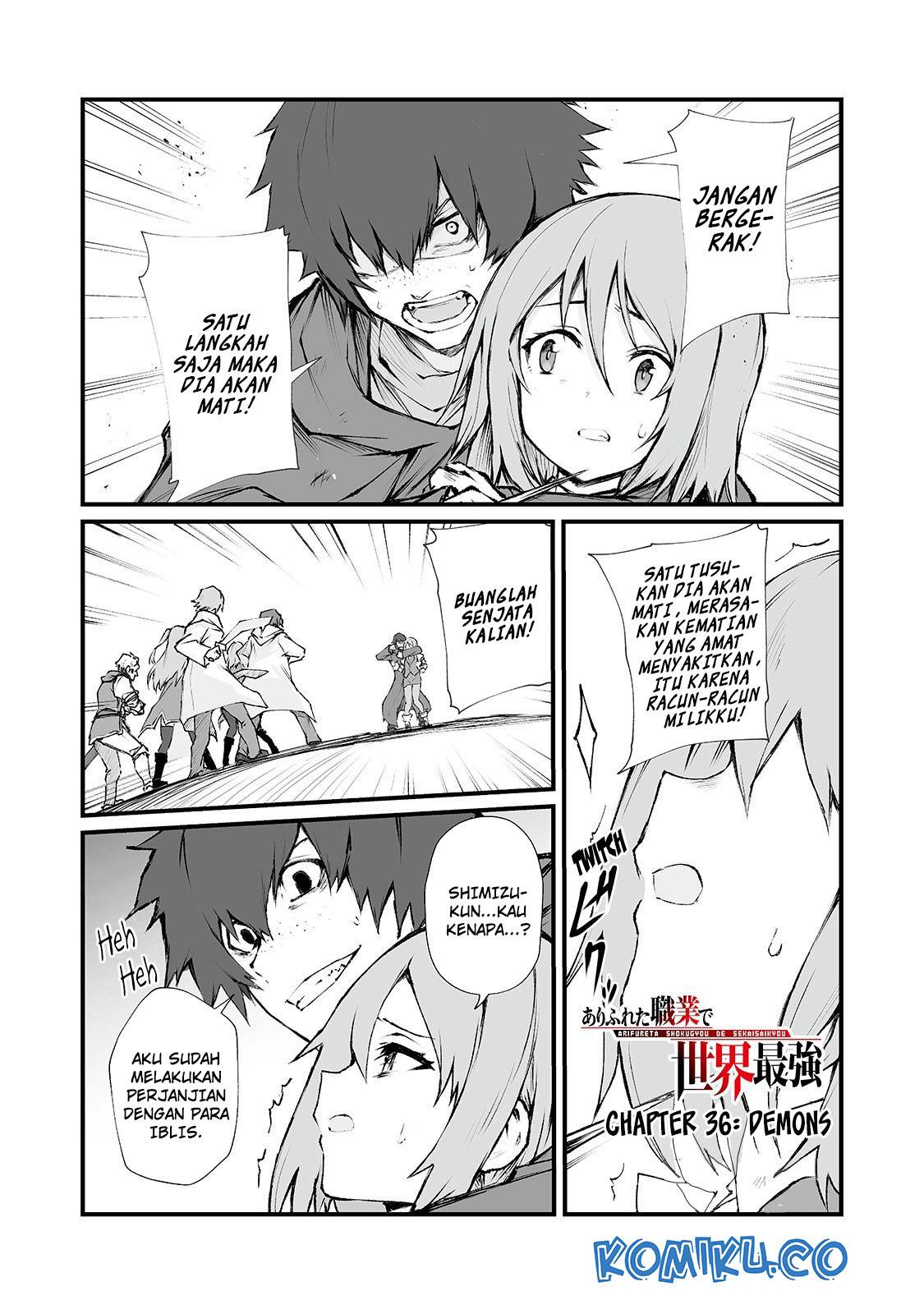 Arifureta Shokugyou de Sekai Saikyou Chapter 36