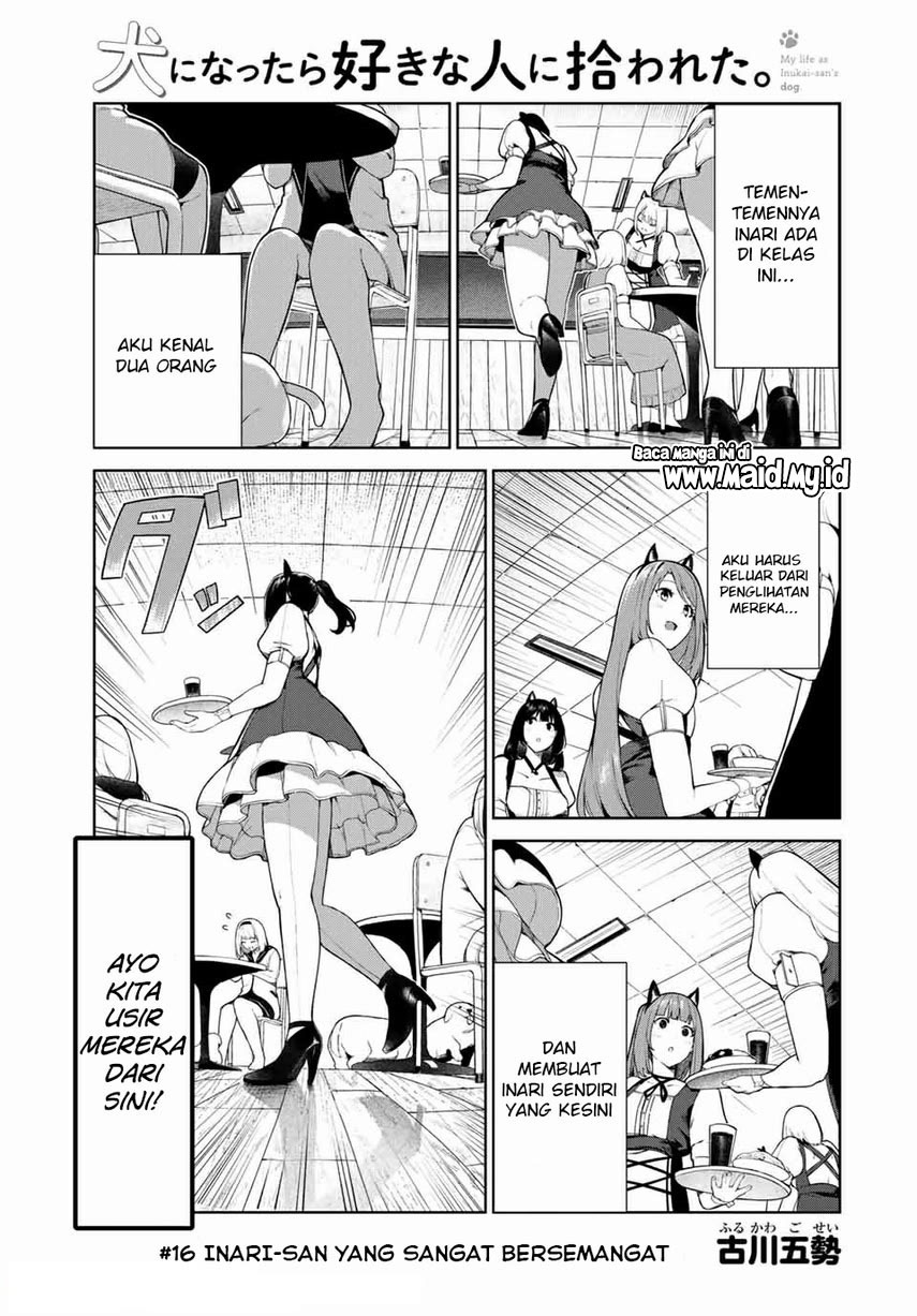 Inu ni nattara suki na hito ni hirowareta Chapter 16