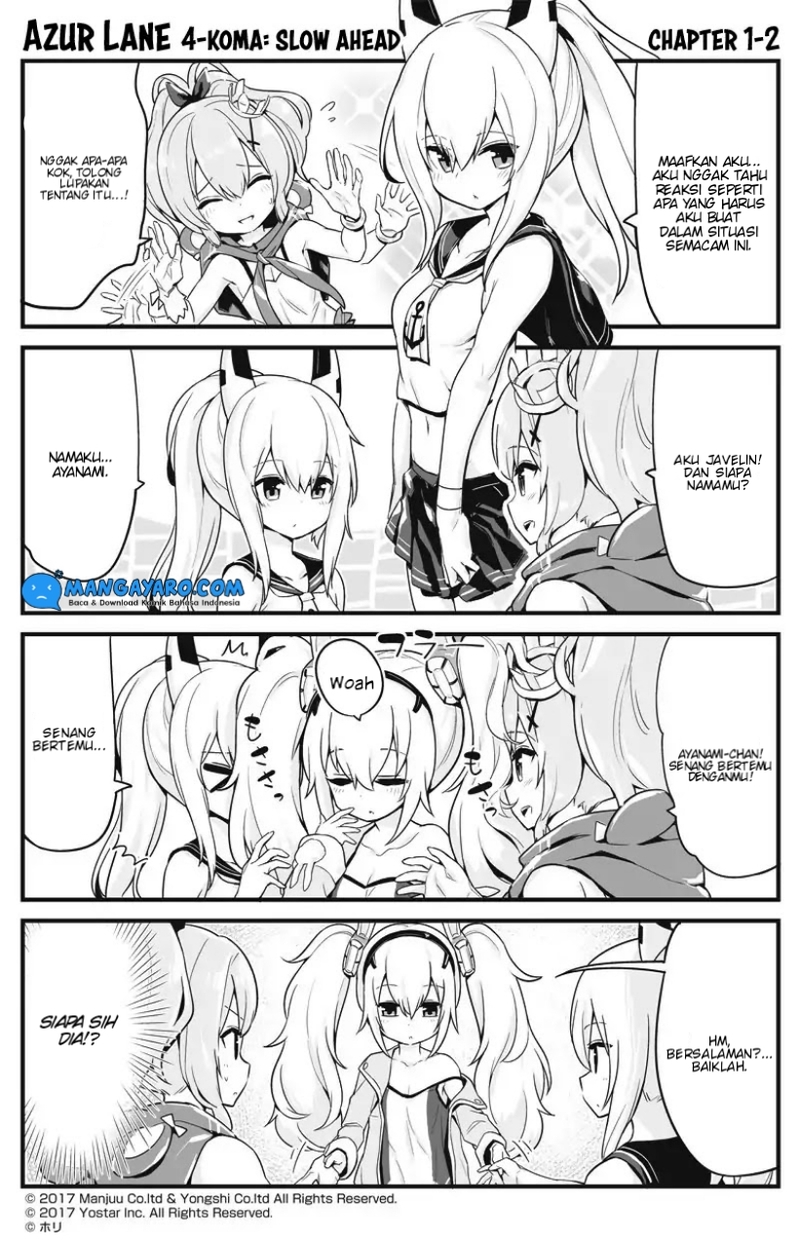 Azur Lane 4-koma: Slow Ahead! Chapter 00-3