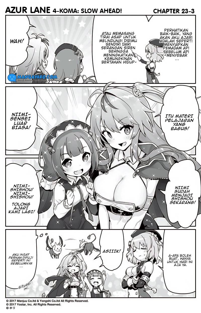 Azur Lane 4-koma: Slow Ahead! Chapter 23-24