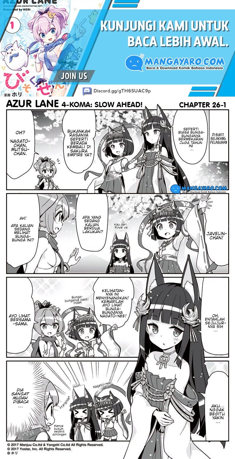 Azur Lane 4-koma: Slow Ahead! Chapter 25-26