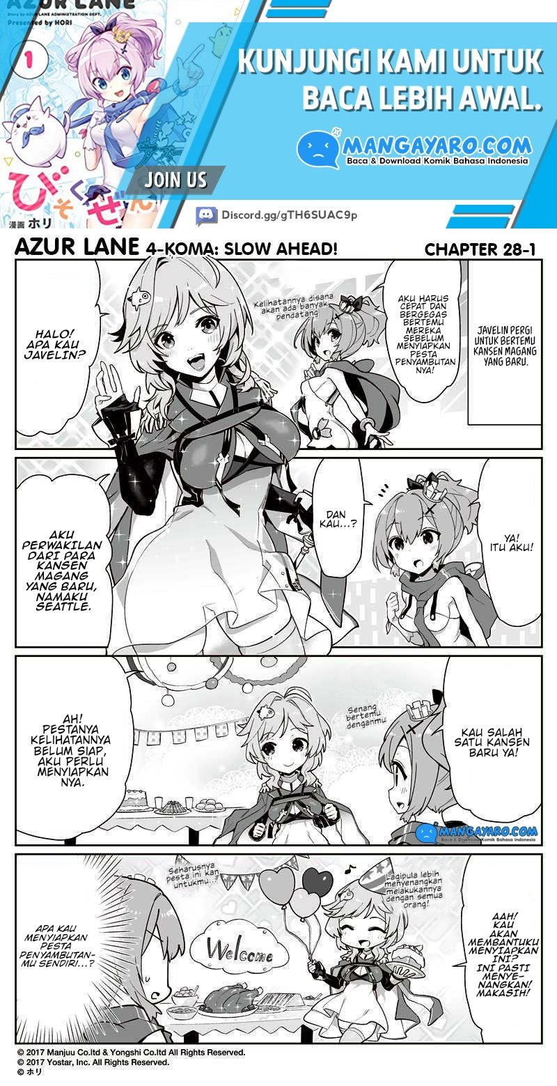 Azur Lane 4-koma: Slow Ahead! Chapter 27-28