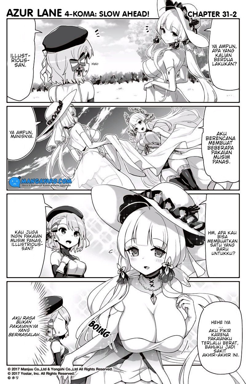 Azur Lane 4-koma: Slow Ahead! Chapter 31-32