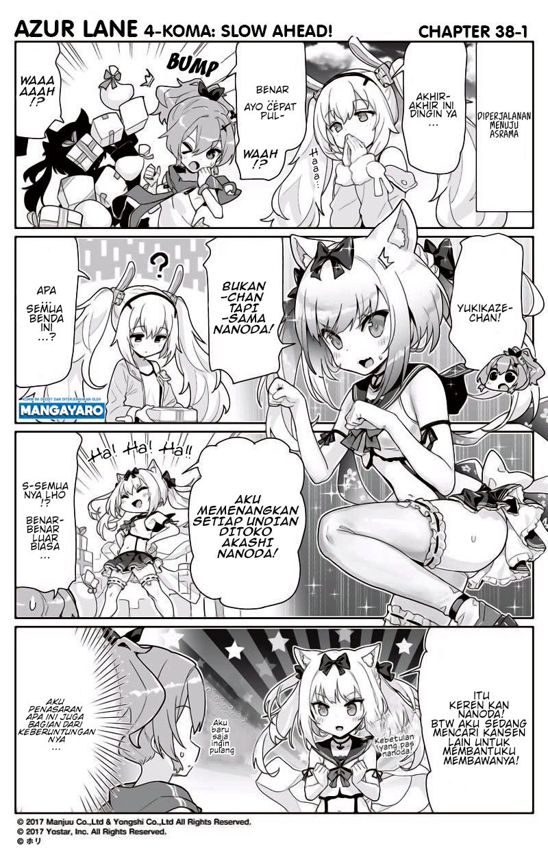 Azur Lane 4-koma: Slow Ahead! Chapter 37-38