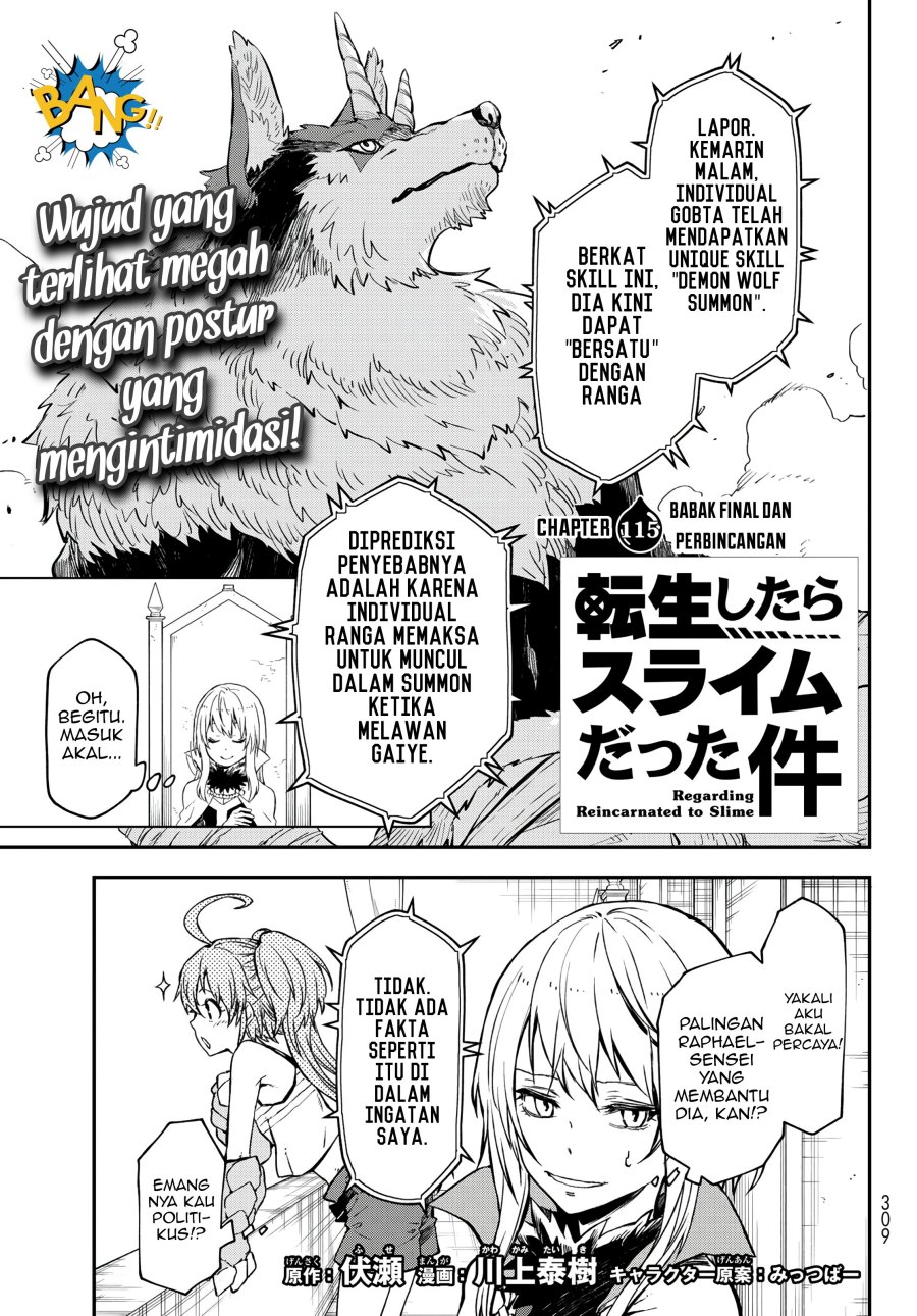 Tensei Shitara Slime Datta Ken Chapter 115