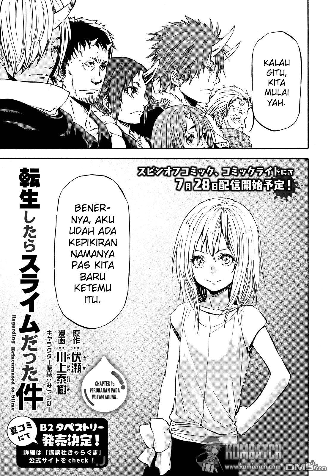 Tensei Shitara Slime Datta Ken Chapter 15