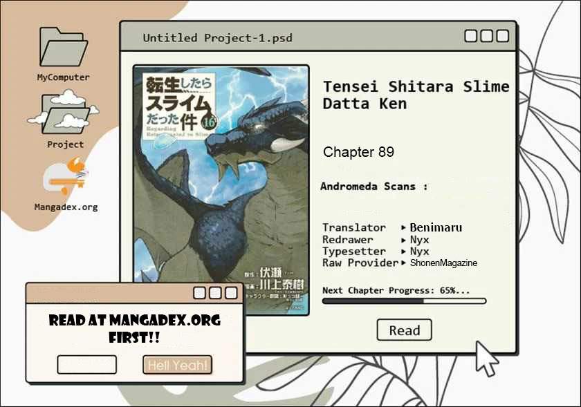 Tensei Shitara Slime Datta Ken Chapter 89
