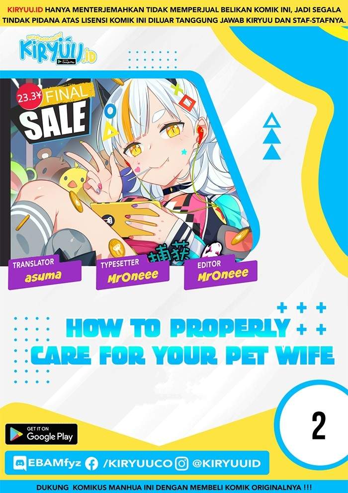 How To Properly Care For Your Pet Wife Chapter 2