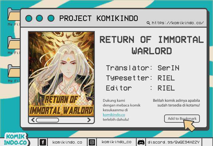 Return of Immortal Warlord Chapter 00