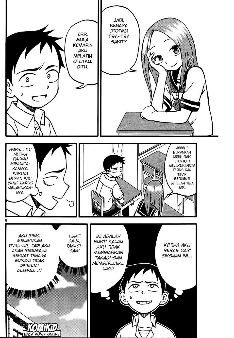 Karakai Jouzu no Takagi-san Chapter 04