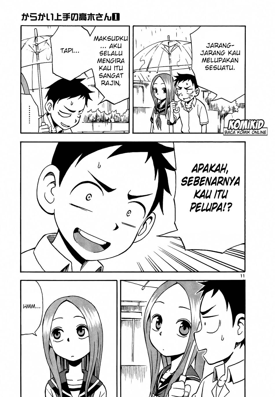 Karakai Jouzu no Takagi-san Chapter 07