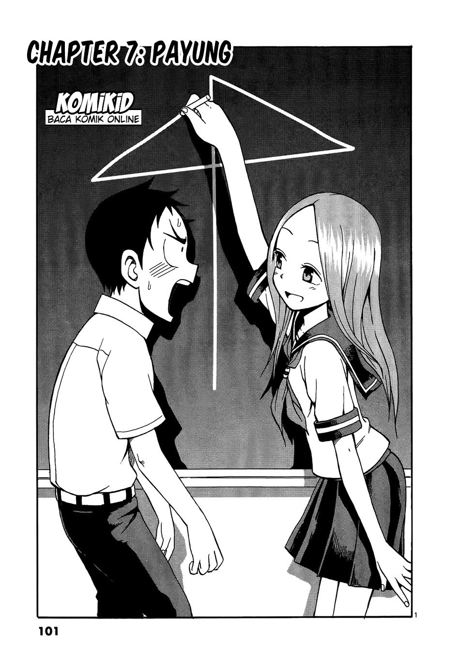 Karakai Jouzu no Takagi-san Chapter 07