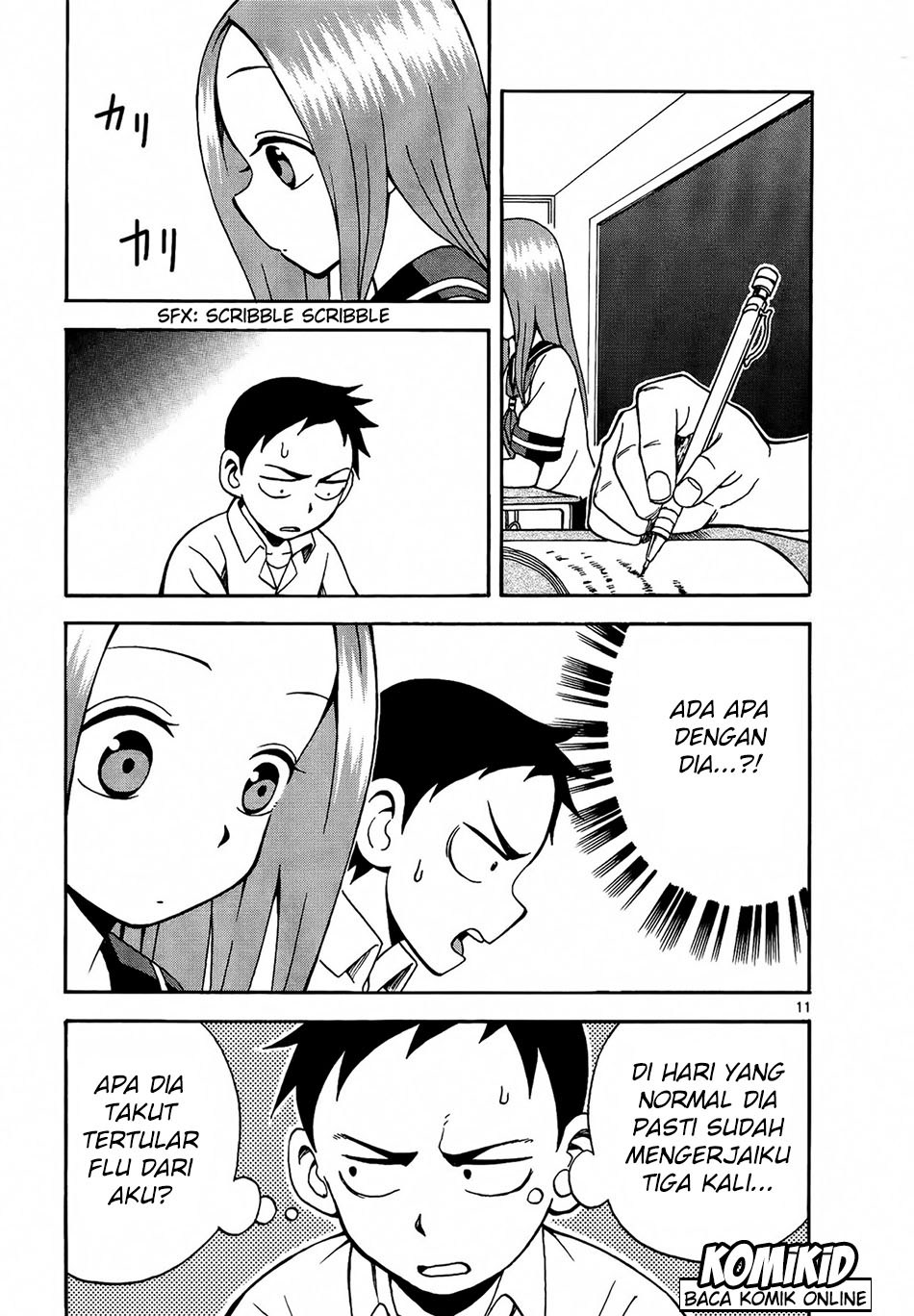 Karakai Jouzu no Takagi-san Chapter 08